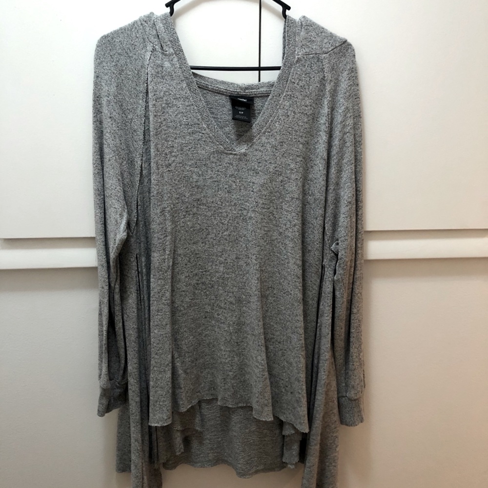 Gray Hooded sweater